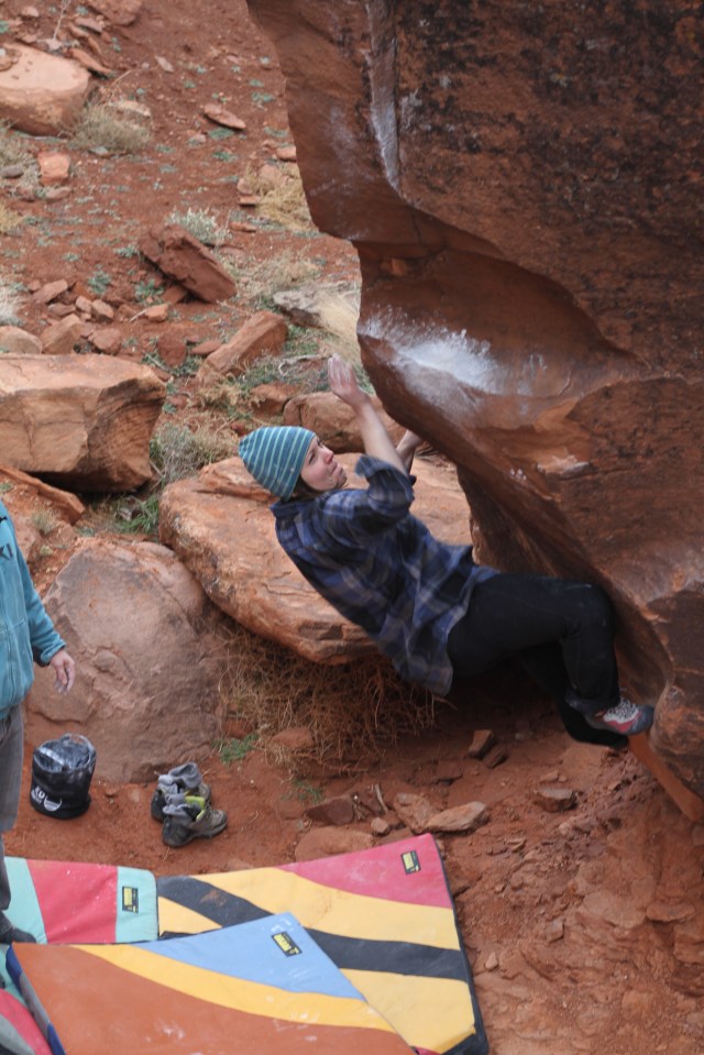 Nicole on the no name arete